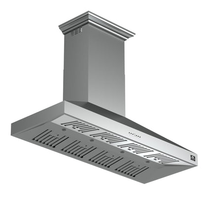 Campana extractora de pared Forno Orvieto de 60 pulgadas, iluminación LED, resistente, acero inoxidable