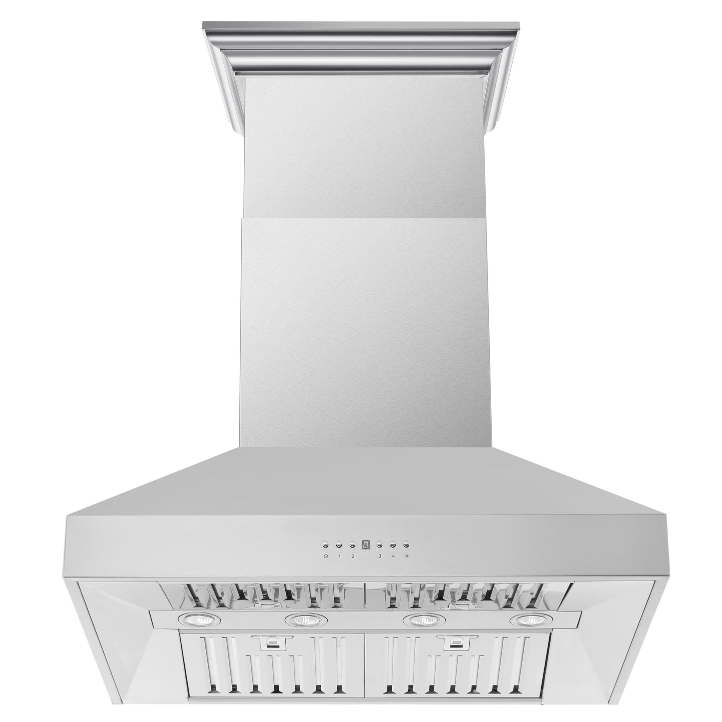 Hotte de cuisinière murale Forno Orvieto 36 pouces, éclairage LED, robuste, acier inoxydable