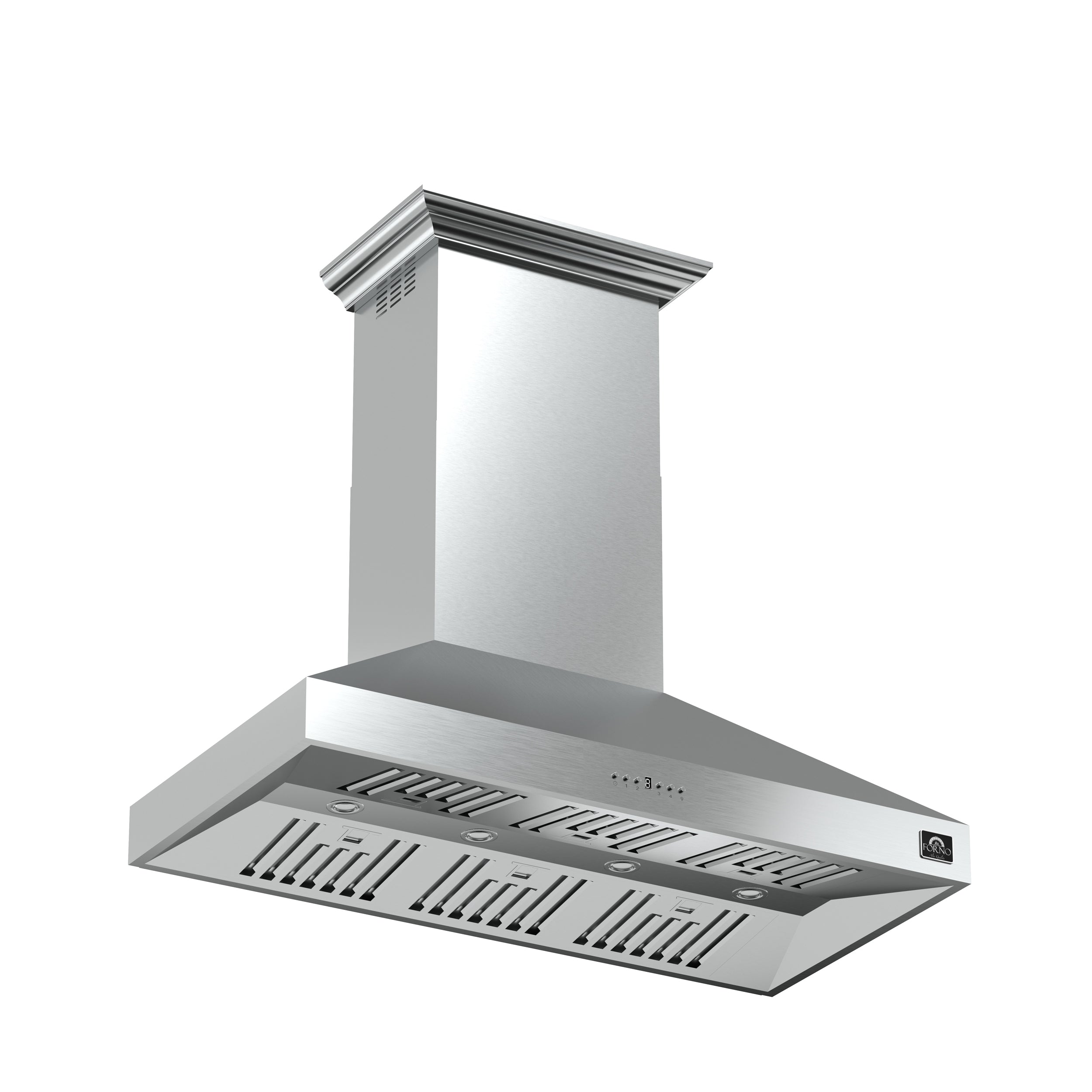 洋楽 HOODFACTOR Forno Vittorio 36-Inch Wall Mount Range Hood, Black with Antique