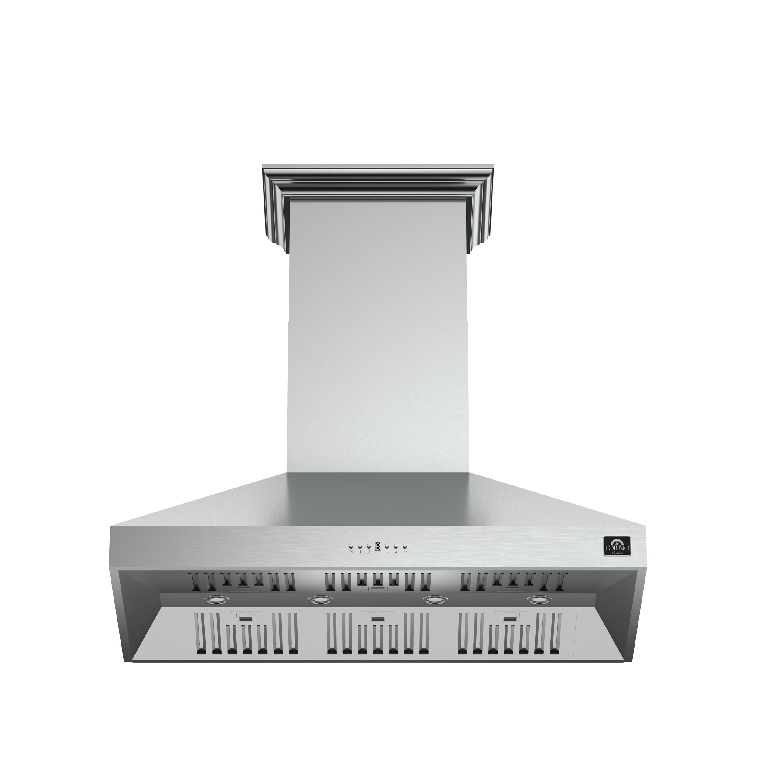 洋楽 HOODFACTOR Forno Orvieto 48-Inch Wall Mount Range Hood, LED Lighting, Heavy