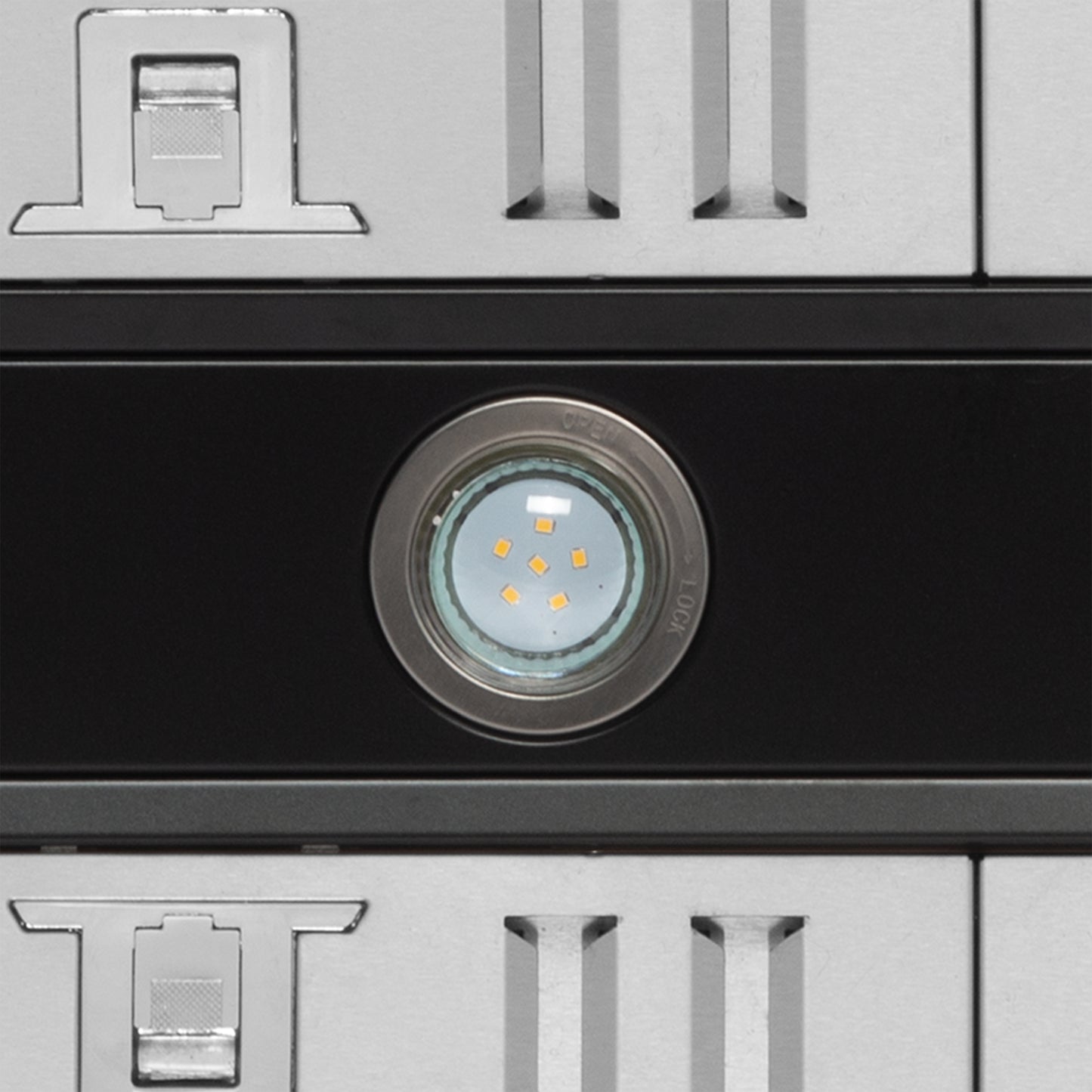 Campana extractora de pared Forno Aria de 30 pulgadas en color negro