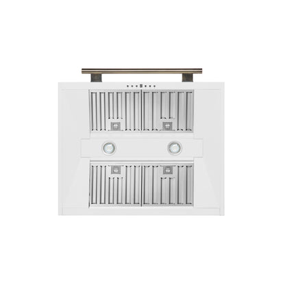 Campana extractora de pared Forno Aria de 30 pulgadas en color blanco