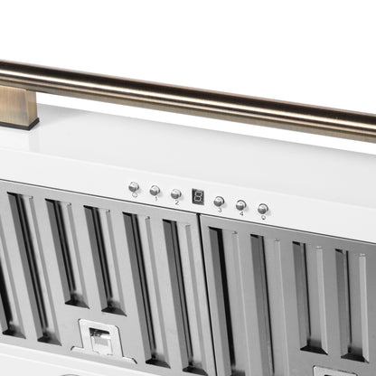 Campana extractora de pared Forno Aria de 30 pulgadas en color blanco