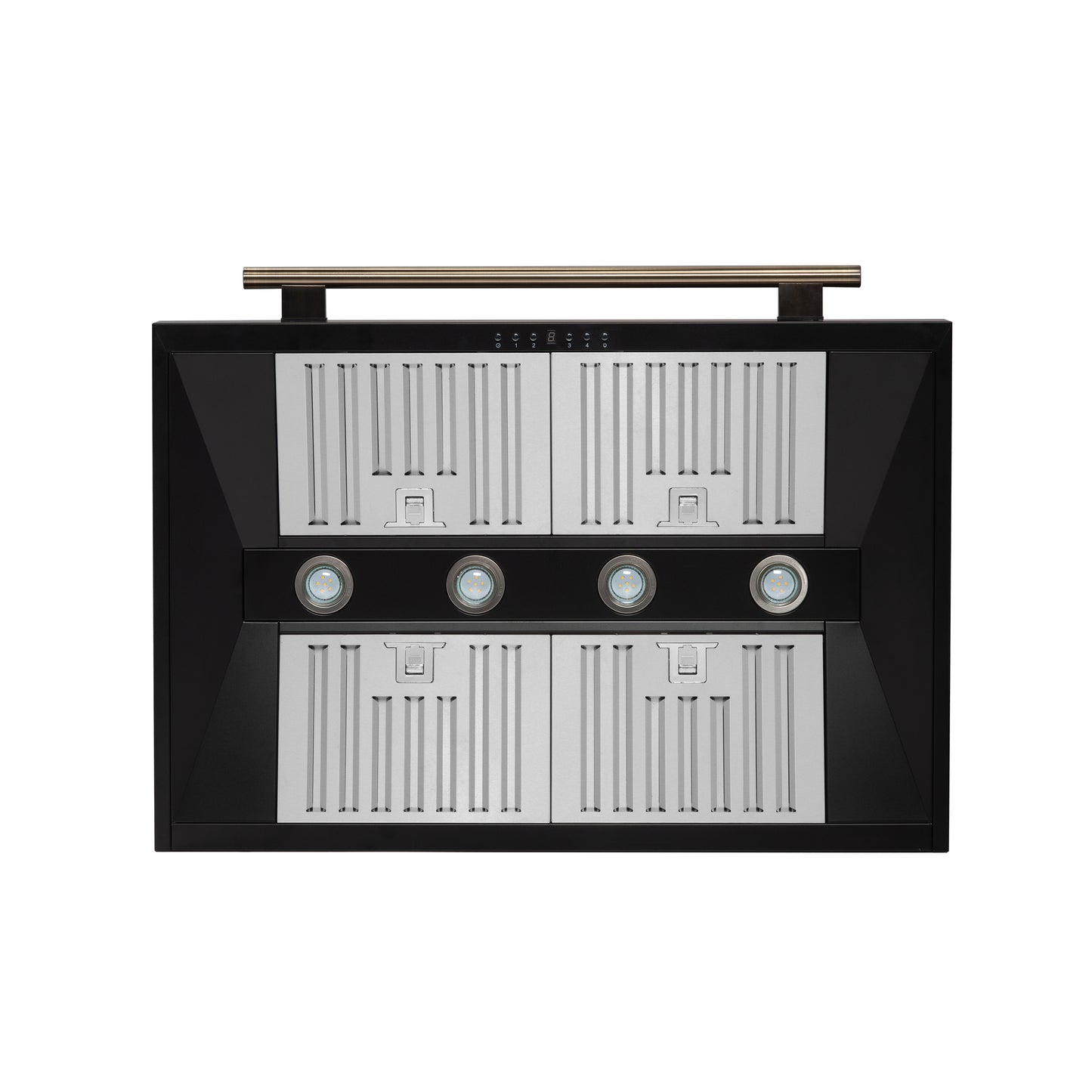 Campana extractora de pared Forno Aria de 36 pulgadas en color negro