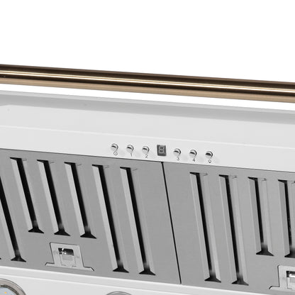 Campana extractora de pared Forno Aria de 36 pulgadas en color blanco