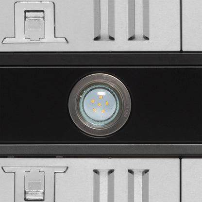 Campana extractora de pared Forno Aria de 48 pulgadas en color negro