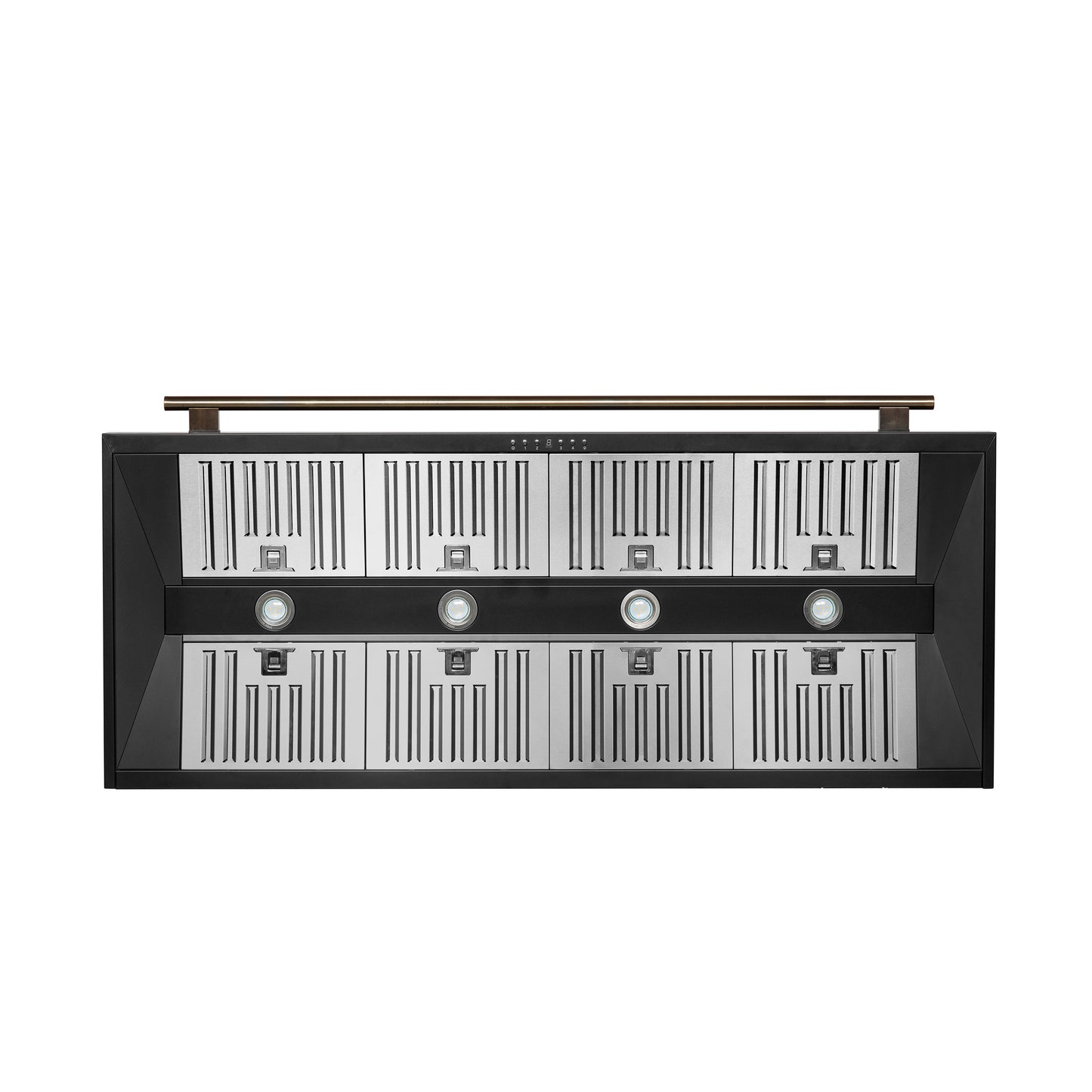 Campana extractora de pared Forno Aria de 60 pulgadas en color negro