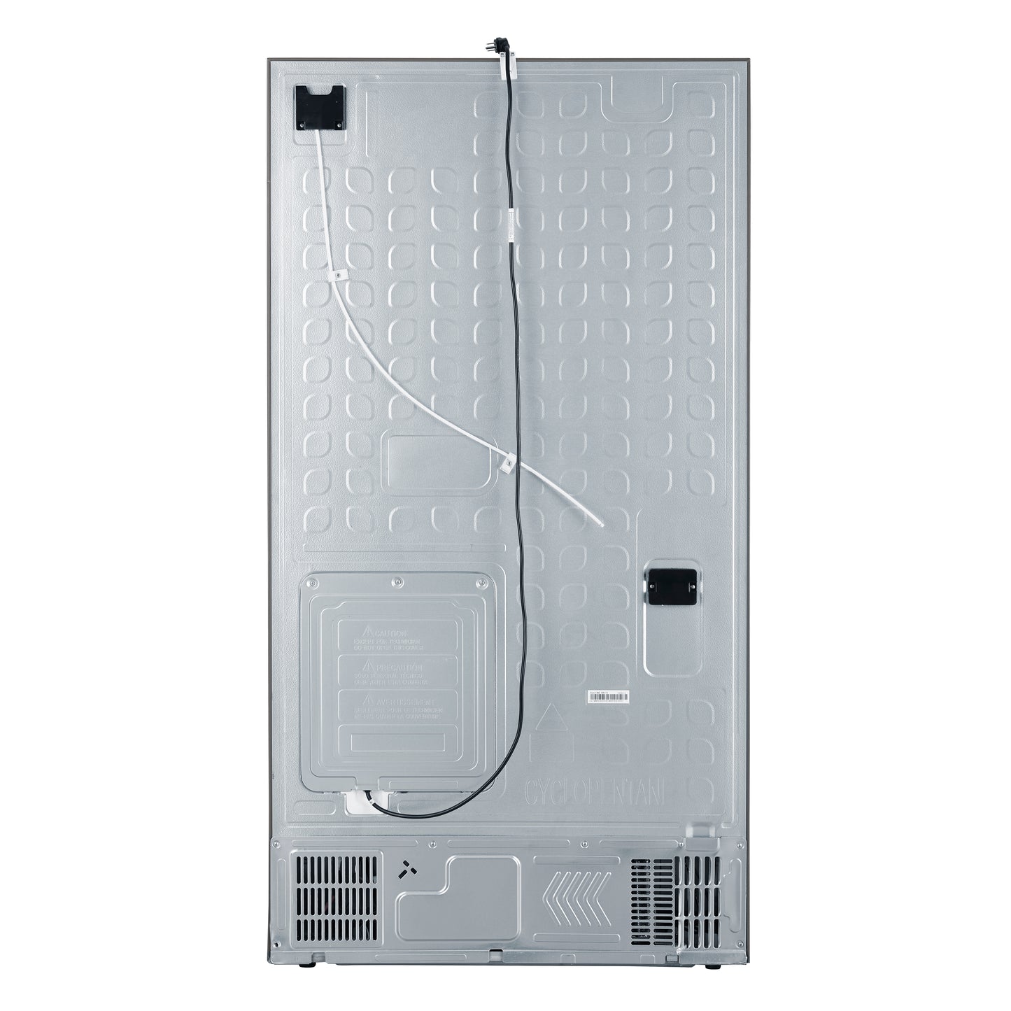 Refrigerador Forno Aosta de 36 pulgadas con puerta francesa, acero inoxidable, 22.4 pies cúbicos, dispensador de agua externo, máquina de hielo automática, certificación ENERGY STAR