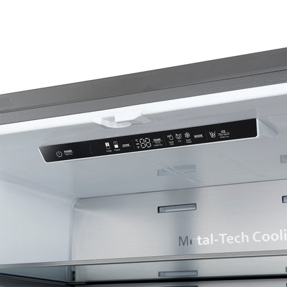Refrigerador Forno Aosta de 36 pulgadas con puerta francesa, acero inoxidable, 22.4 pies cúbicos, dispensador de agua externo, máquina de hielo automática, certificación ENERGY STAR