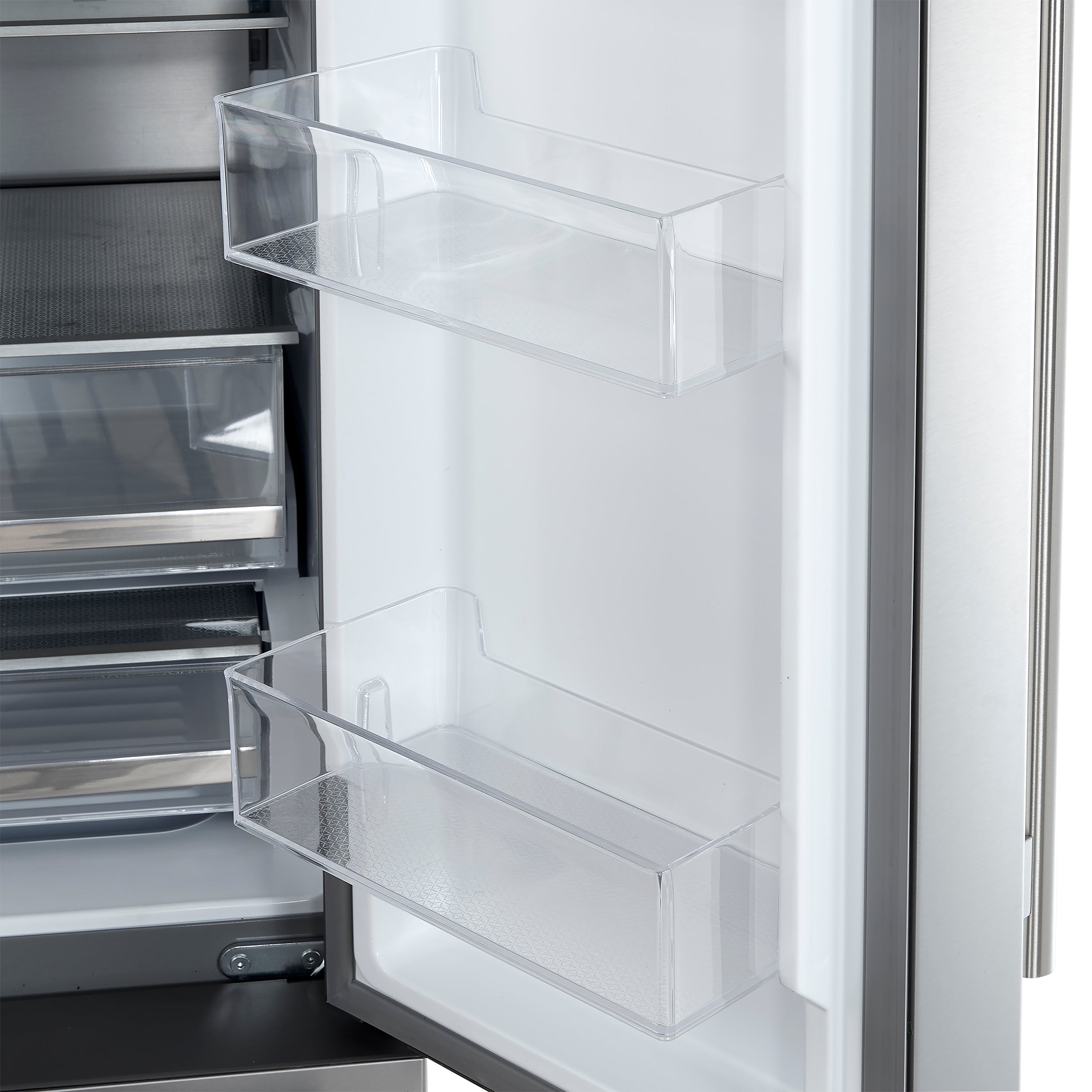 Forno Aosta 36-Inch French Door Refrigerator, Stainless Steel