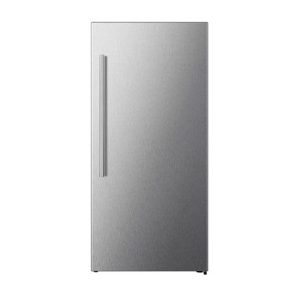 FORNO Maderno 28" Right Swing Convertible Freestanding Refrigerator/Freezer in Stainless Steel 13.6 cu.ft.