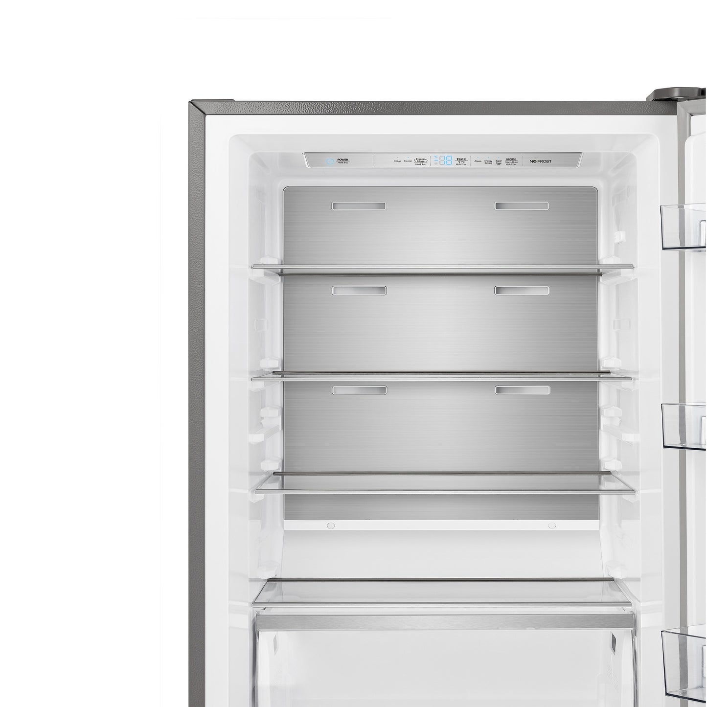 FORNO Maderno 28" Right Swing Convertible Freestanding Refrigerator/Freezer in Stainless Steel 13.6 cu.ft.