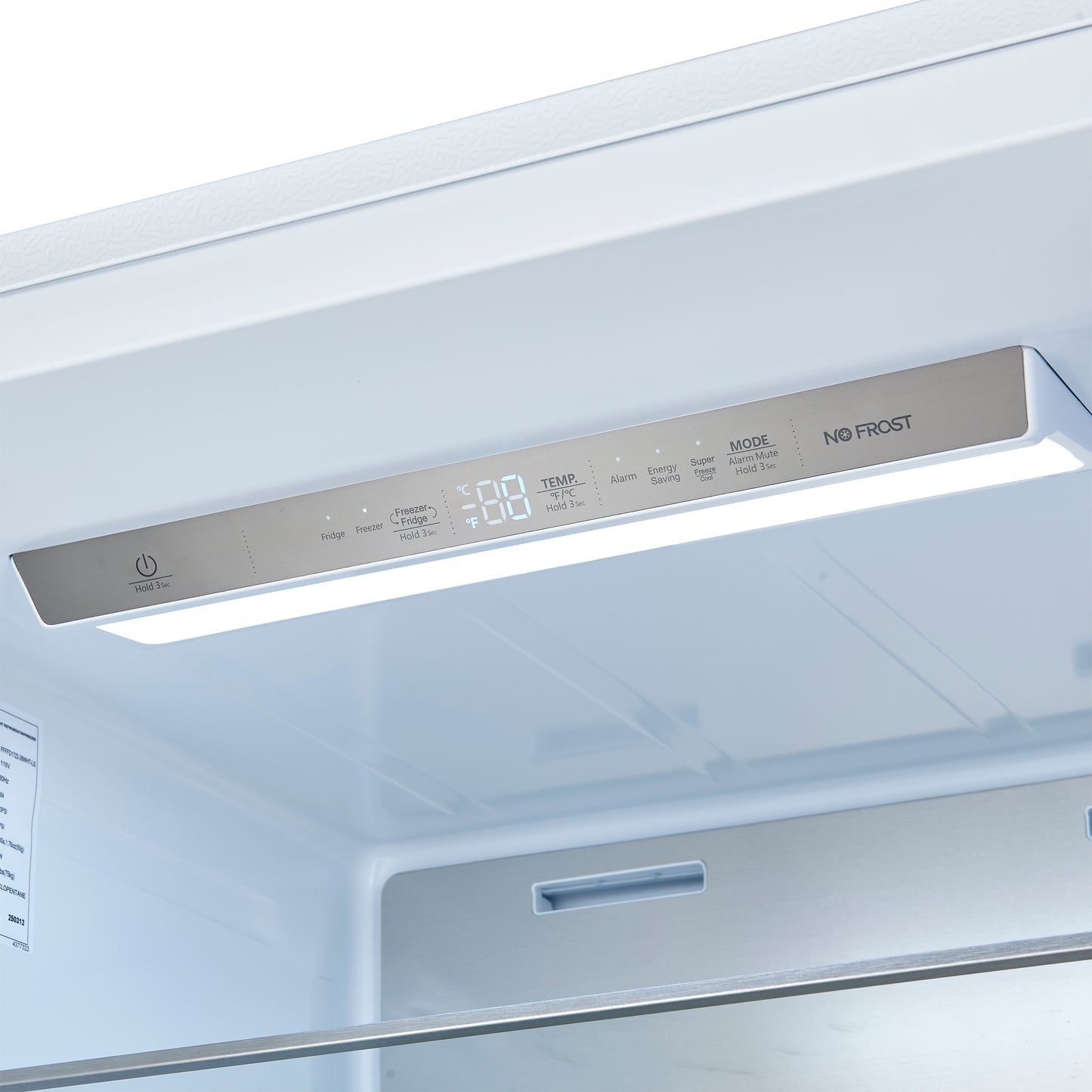 Refrigerador convertible empotrado Forno Maderno de 28 pulgadas, 13.6 pies cúbicos, apertura a la izquierda, parrilla decorativa, certificación ENERGY STAR