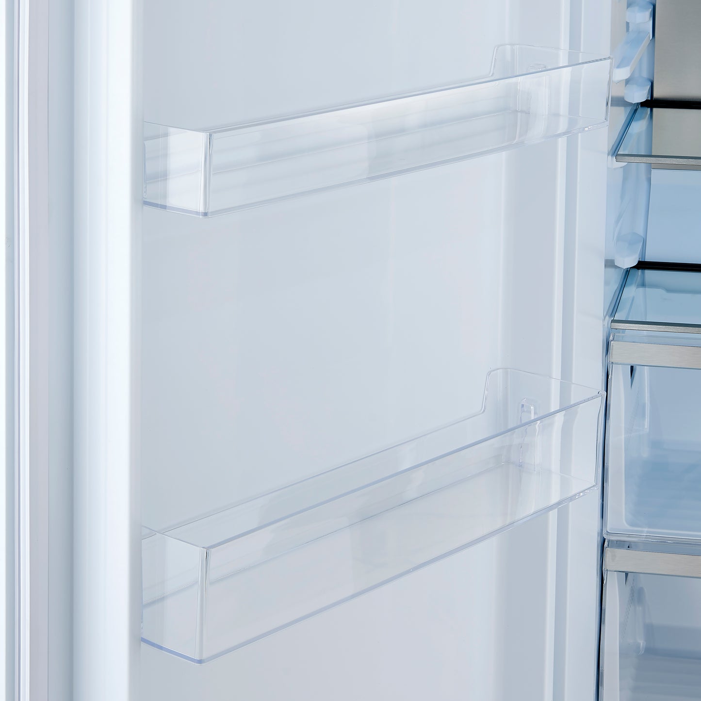 Refrigerador/congelador convertible Forno Maderno de 2 puertas, 28 pulgadas de ancho, blanco, molduras decorativas, 27.2 pies cúbicos, 84 pulgadas de alto, certificación ENERGY STAR