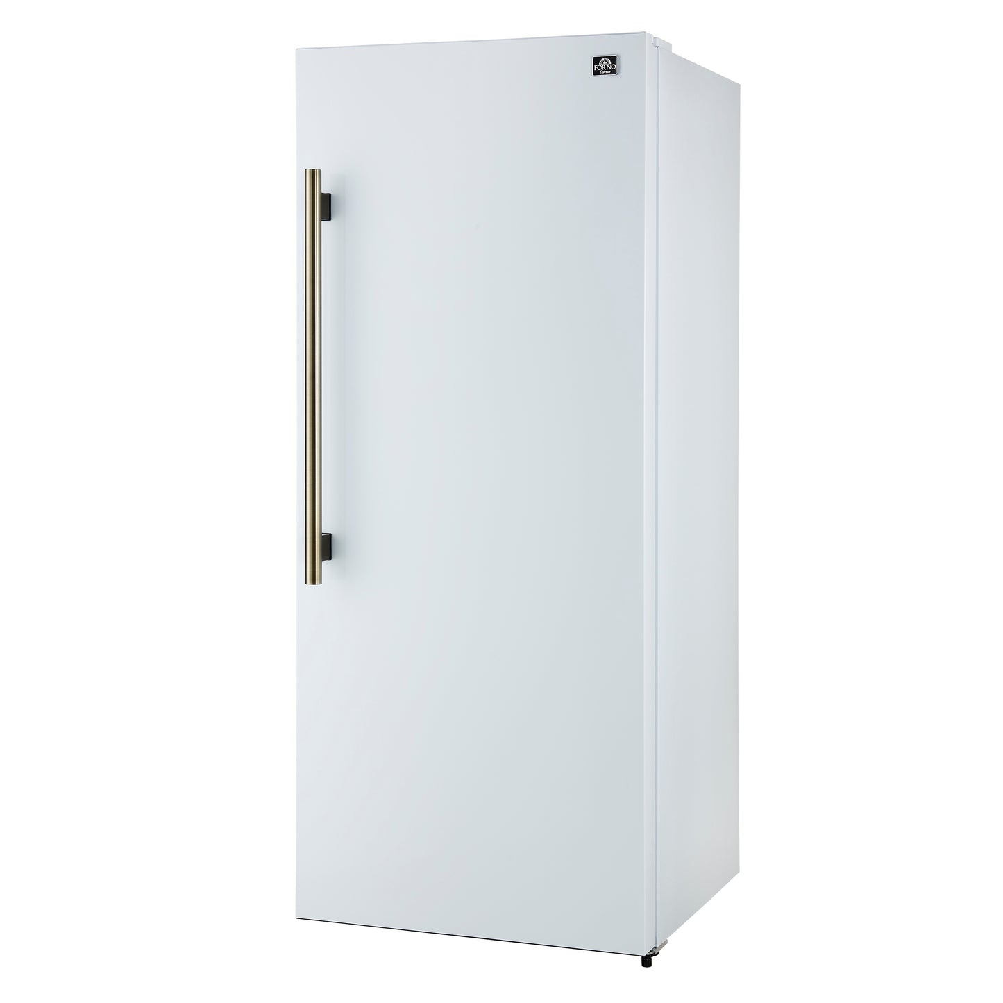 Refrigerador/congelador convertible Forno Maderno de 2 puertas, 28 pulgadas de ancho, blanco, molduras decorativas, 27.2 pies cúbicos, 84 pulgadas de alto, certificación ENERGY STAR