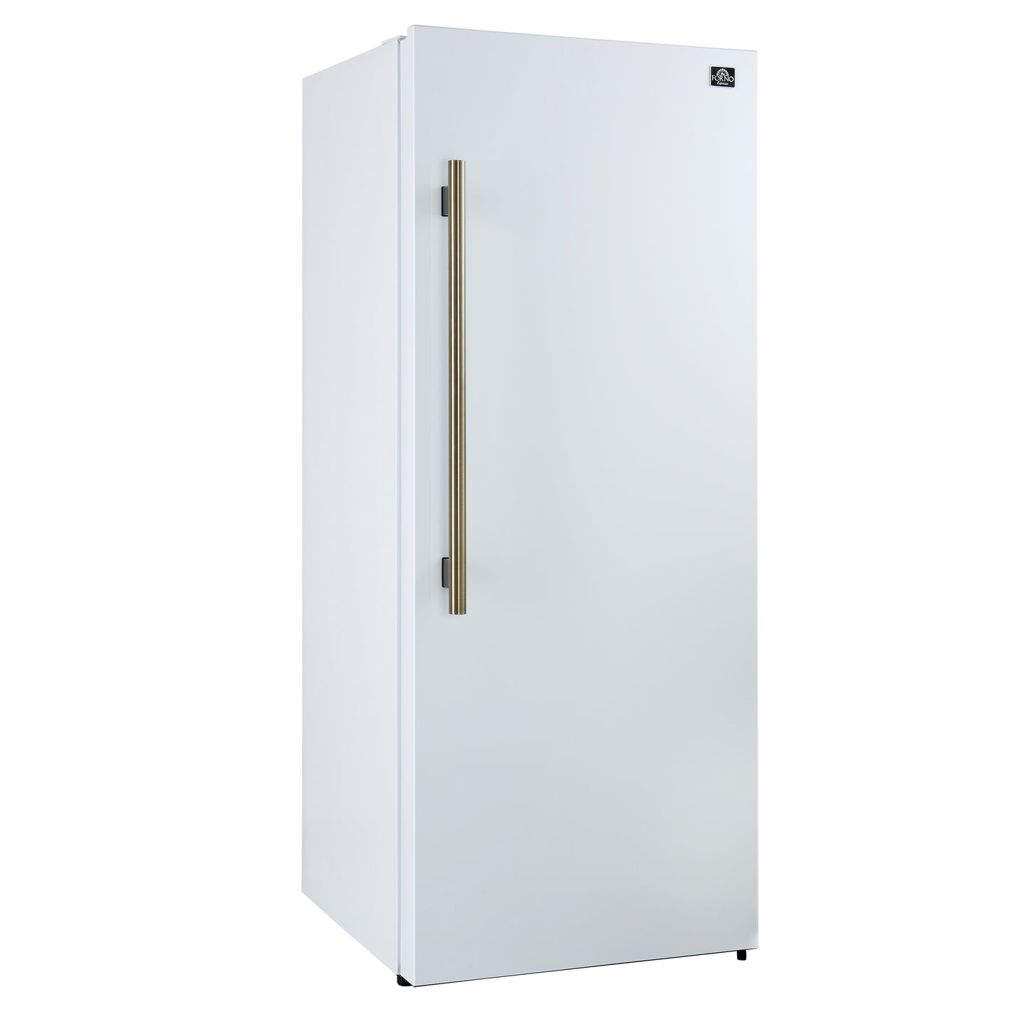 Refrigerador/congelador convertible Forno Maderno de 2 puertas, 28 pulgadas de ancho, blanco, molduras decorativas, 27.2 pies cúbicos, 84 pulgadas de alto, certificación ENERGY STAR
