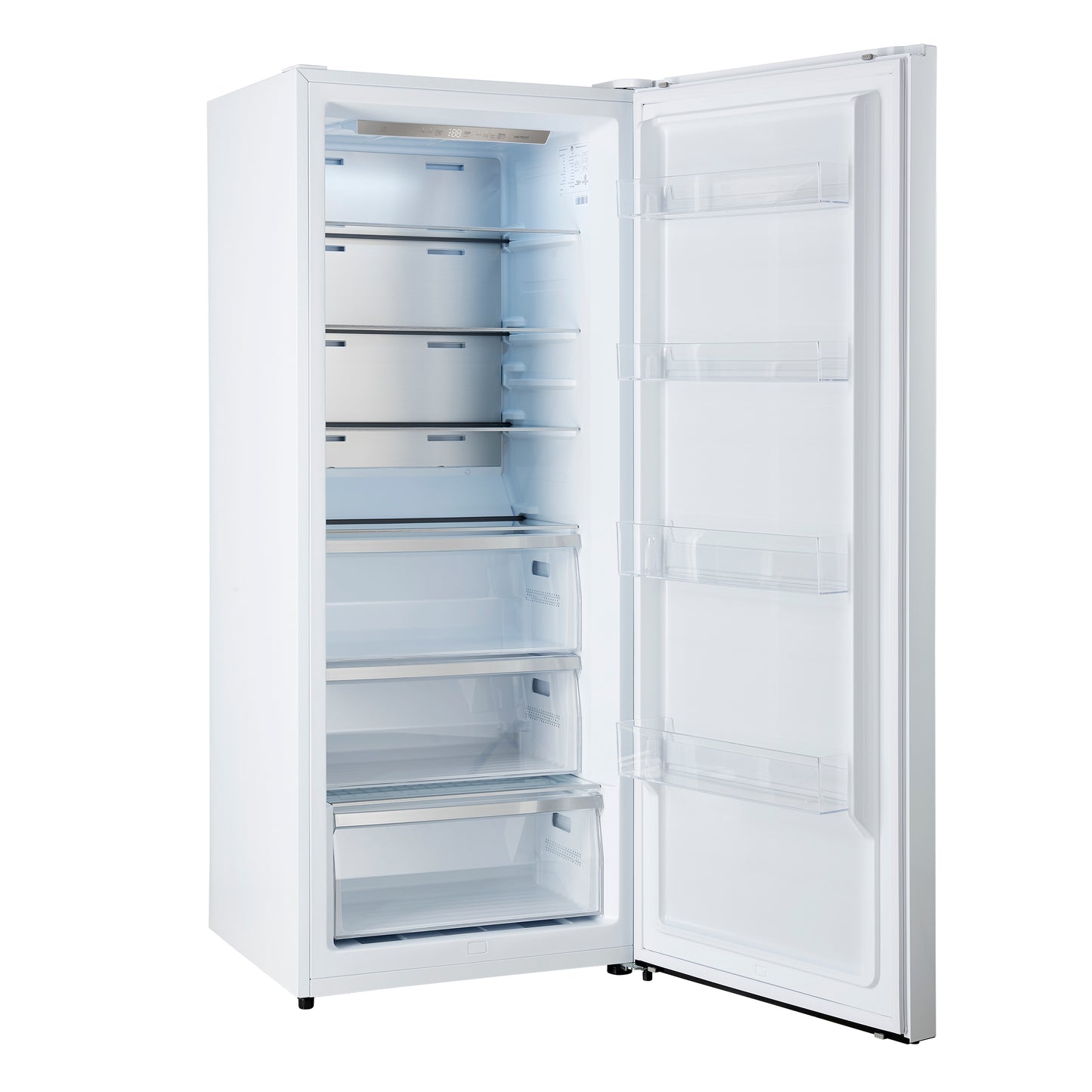 Refrigerador/congelador convertible Forno Maderno de 2 puertas, 28 pulgadas de ancho, blanco, molduras decorativas, 27.2 pies cúbicos, 84 pulgadas de alto, certificación ENERGY STAR