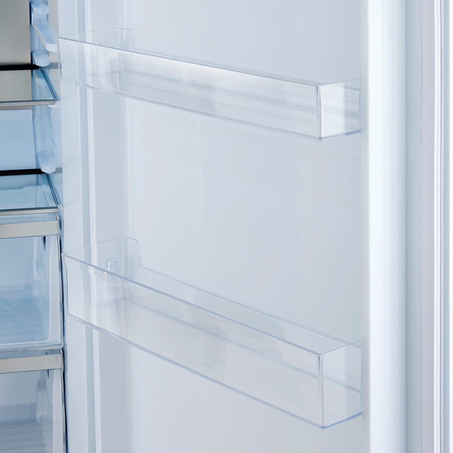 Refrigerador/congelador convertible Forno Maderno de 2 puertas, 28 pulgadas de ancho, blanco, molduras decorativas, 27.2 pies cúbicos, 84 pulgadas de alto, certificación ENERGY STAR