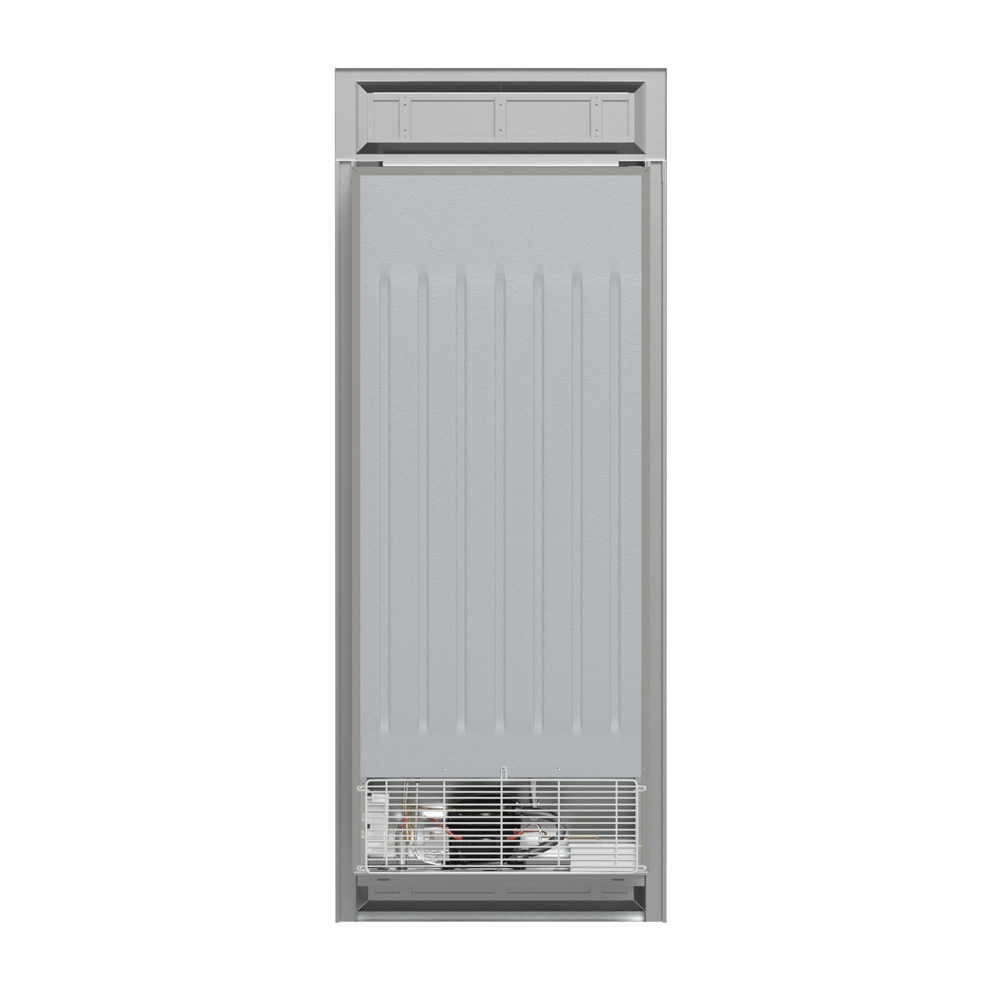Refrigerador/congelador convertible Forno Fortezza de 32 pulgadas con apertura a la derecha y kit de molduras, acero inoxidable, sin escarcha