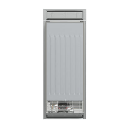 Refrigerador/congelador convertible Forno Fortezza de 32 pulgadas con apertura a la derecha y kit de molduras, acero inoxidable, sin escarcha