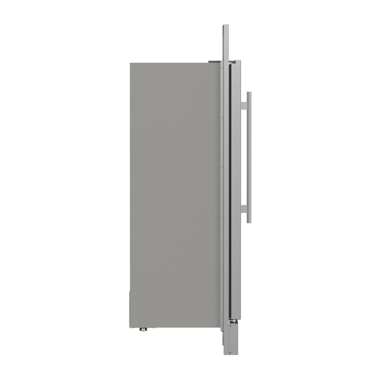 Refrigerador/congelador convertible Forno Fortezza de 32 pulgadas con apertura a la derecha y kit de molduras, acero inoxidable, sin escarcha