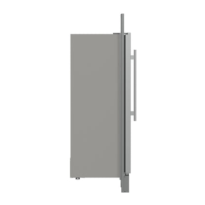 Forno Fortezza 32 Inch Right-Swing Convertible Refrigerator/Freezer with Trim Grill, Stainless Steel, Total No Frost