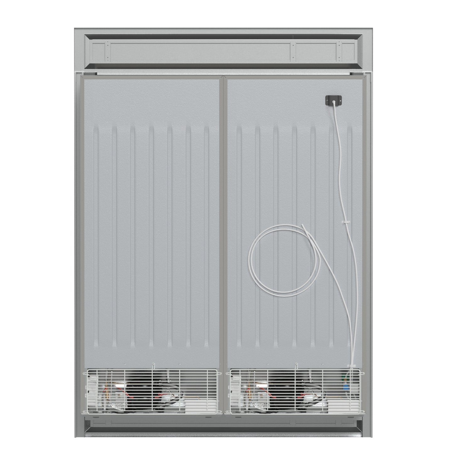 Refrigerador/congelador convertible Forno Fortezza de 60 pulgadas con kit de acabado moderno, acero inoxidable, Total No Frost, con máquina de hielo automática