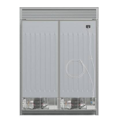 Refrigerador/congelador convertible Forno Fortezza de 60 pulgadas con parrilla, acero inoxidable, Total No Frost, con máquina de hielo automática