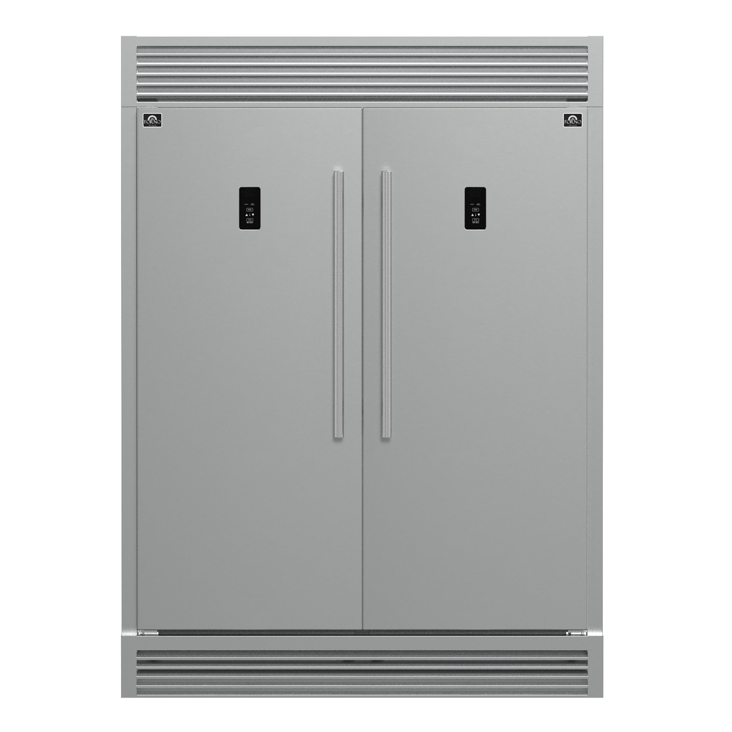 Forno Fortezza 60 Inch Convertible Refrigerator/Freezer with Trim