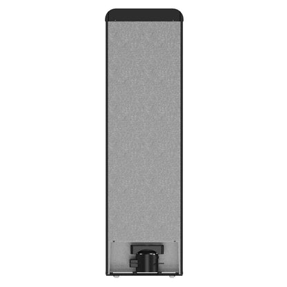 Forno Storico 22-Inch Retro bottom freezer Fridge in Black, 9 cu.ft, copper-tone handle