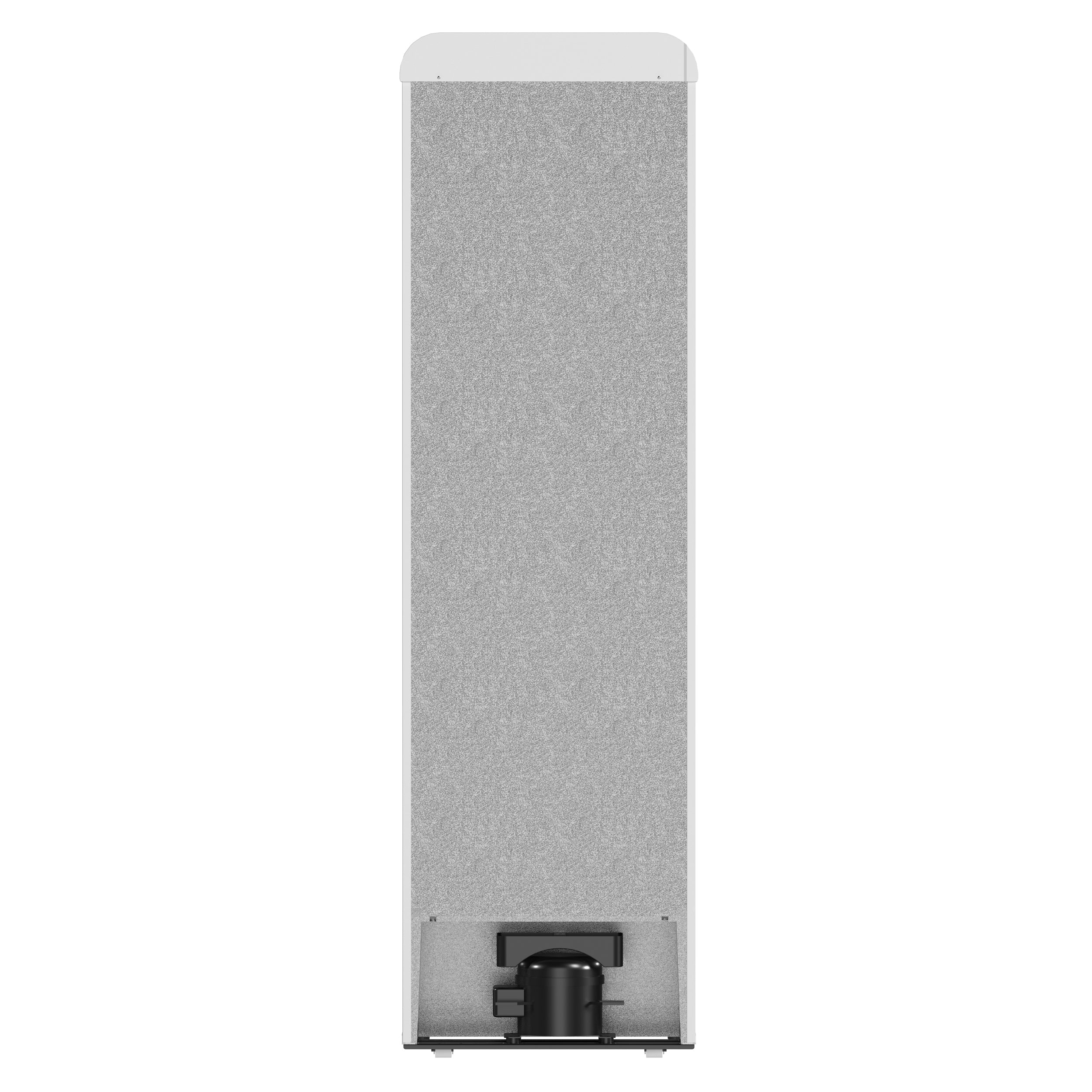 Forno Storico 22-Inch Retro bottom freezer Fridge in White, 9 cu