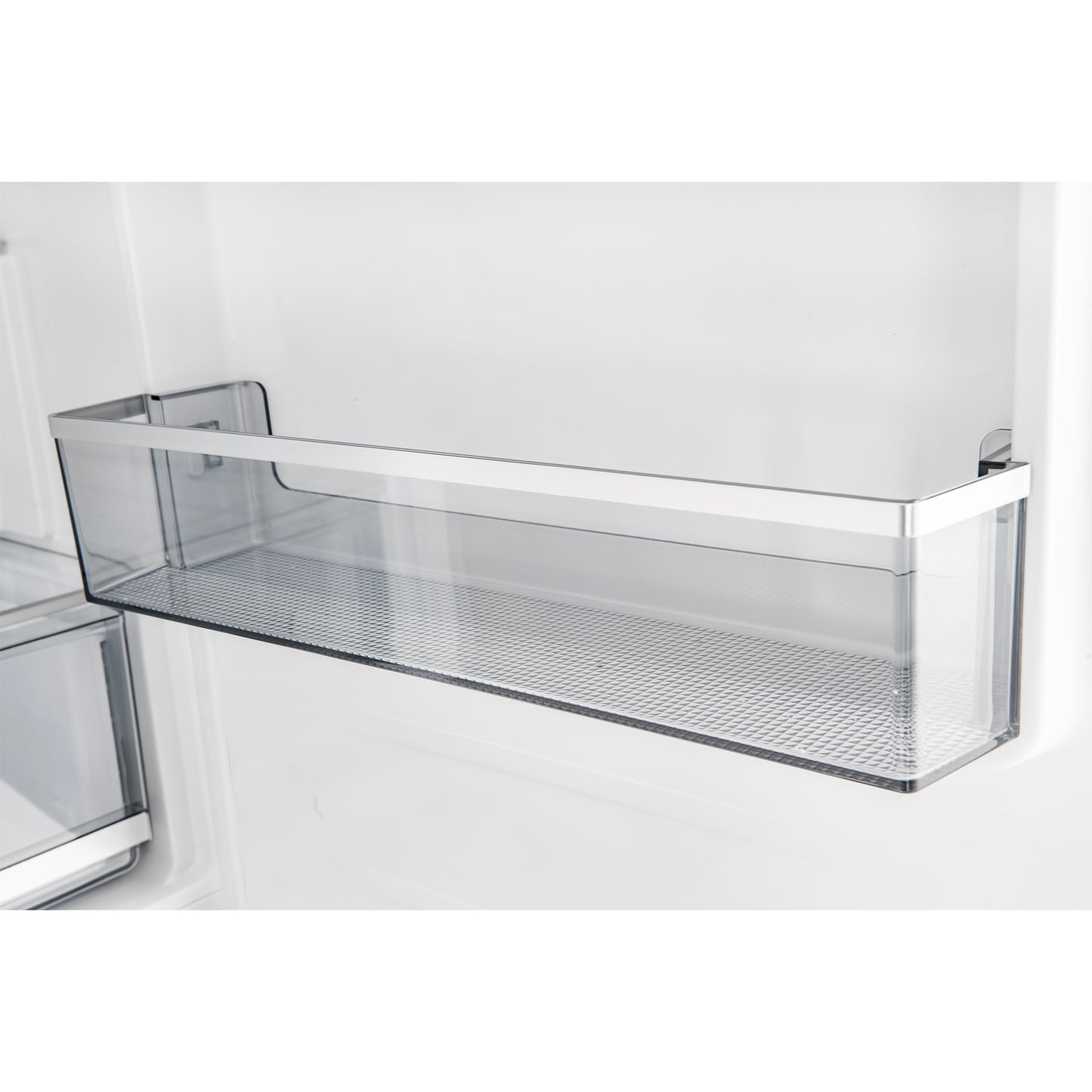 Custodia 24" Bottom Freezer, 10.3 cf., Right Swing, Total No frost, White, Antique Brass handles