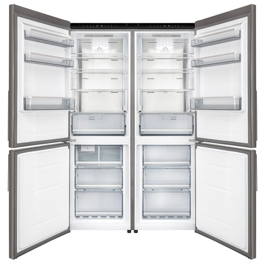 Custodia 48" Bottom Freezer combo, 20.6 cf., Ice Maker, Total No frost, Stainless Steel handles