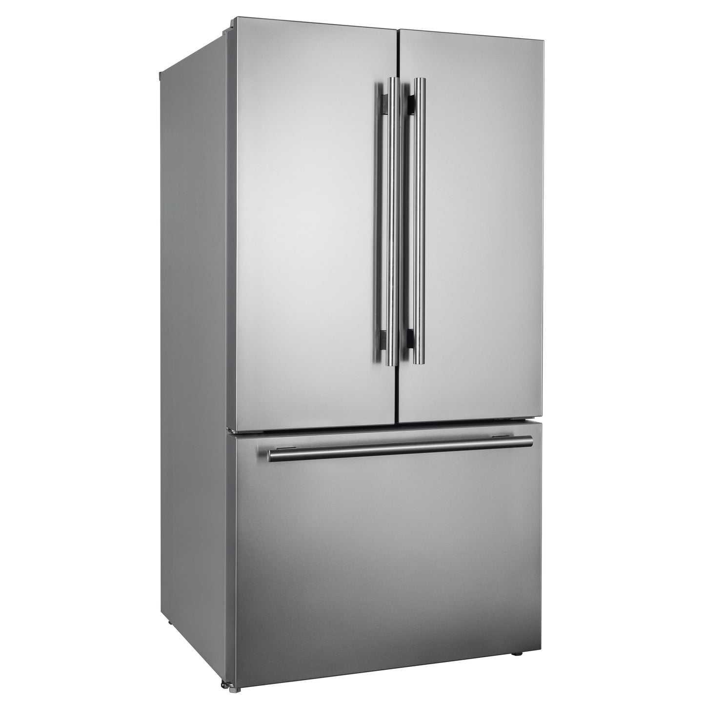 Refrigerador Forno Rivello de 36 pulgadas con puerta francesa en acero inoxidable, dispensador de agua interno, hielo filtrado, estantes ajustables, certificación Energy Star
