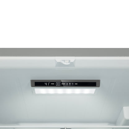 Refrigerador Forno Rivello de 36 pulgadas con puerta francesa en acero inoxidable, dispensador de agua interno, hielo filtrado, estantes ajustables, certificación Energy Star