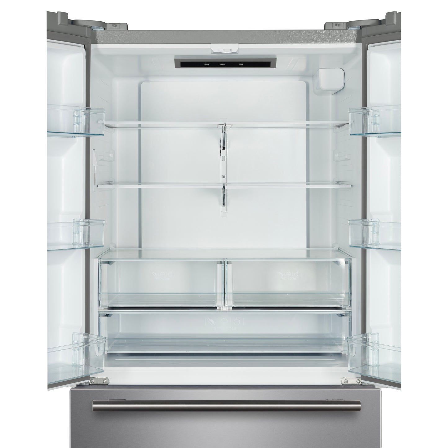 Refrigerador Forno Rivello de 36 pulgadas con puerta francesa en acero inoxidable, dispensador de agua interno, hielo filtrado, estantes ajustables, certificación Energy Star