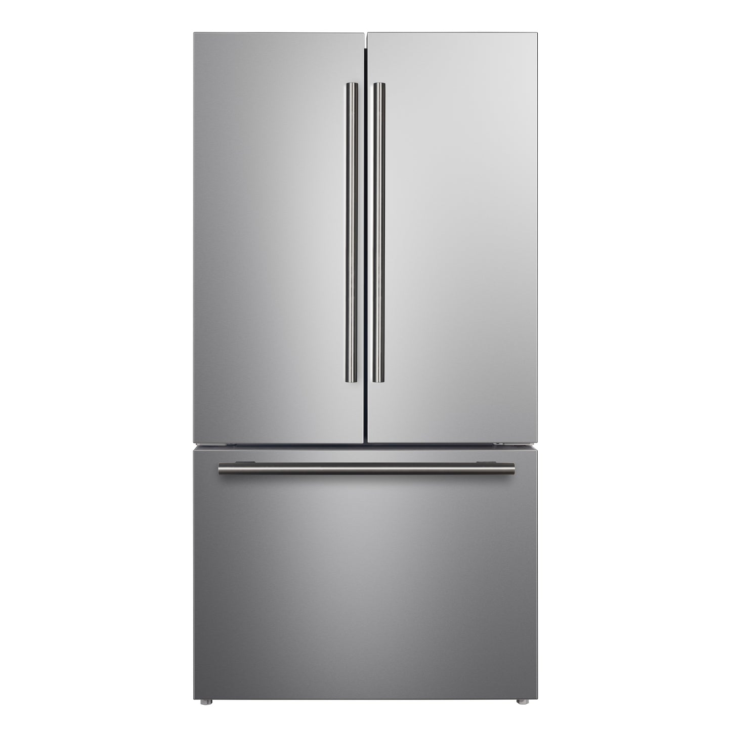 Refrigerador Forno Rivello de 36 pulgadas con puerta francesa en acero inoxidable, dispensador de agua interno, hielo filtrado, estantes ajustables, certificación Energy Star