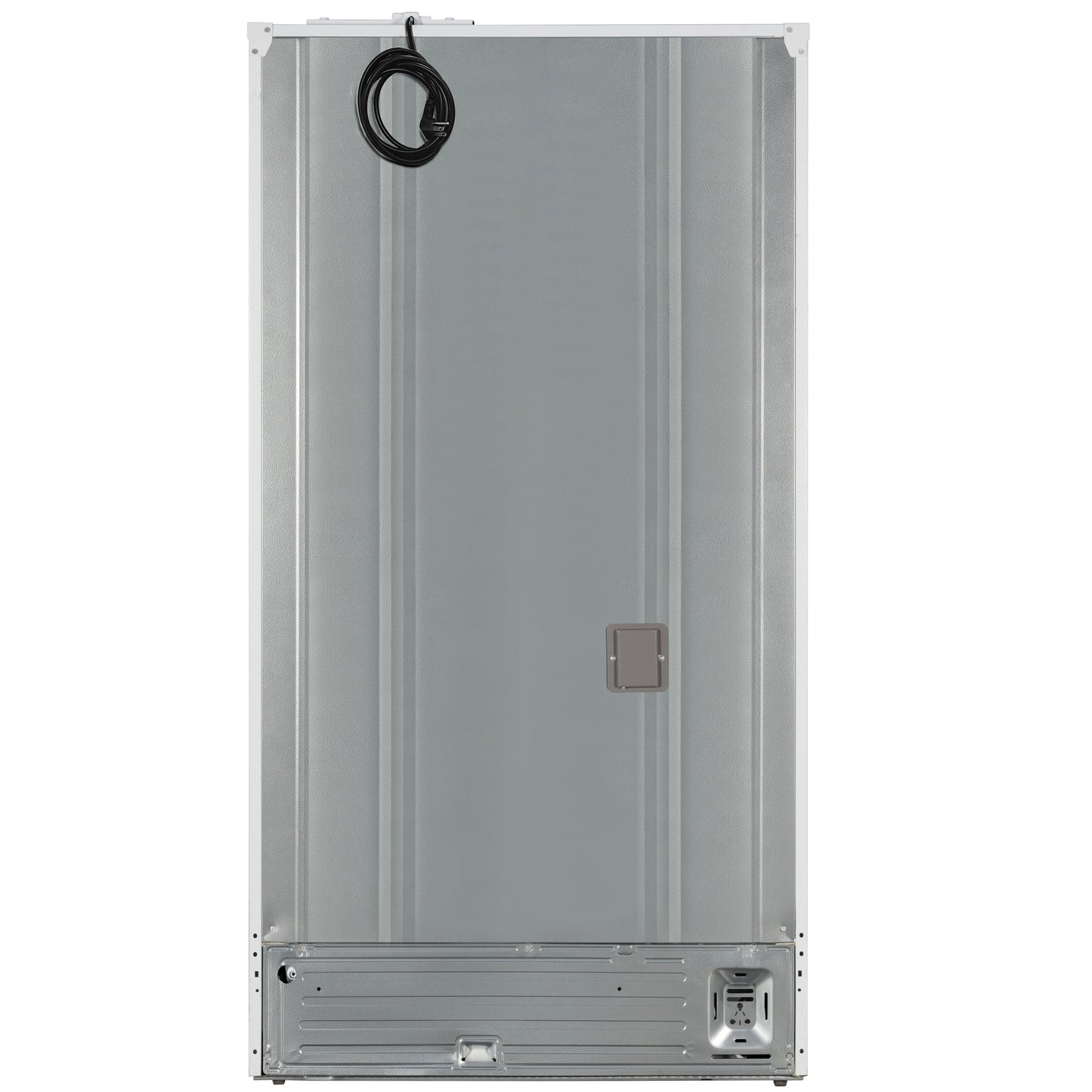 Refrigerador Forno Rivello de 36 pulgadas con puerta francesa en blanco con latón antiguo, dispensador de agua interno, hielo filtrado, estantes ajustables, certificación Energy Star