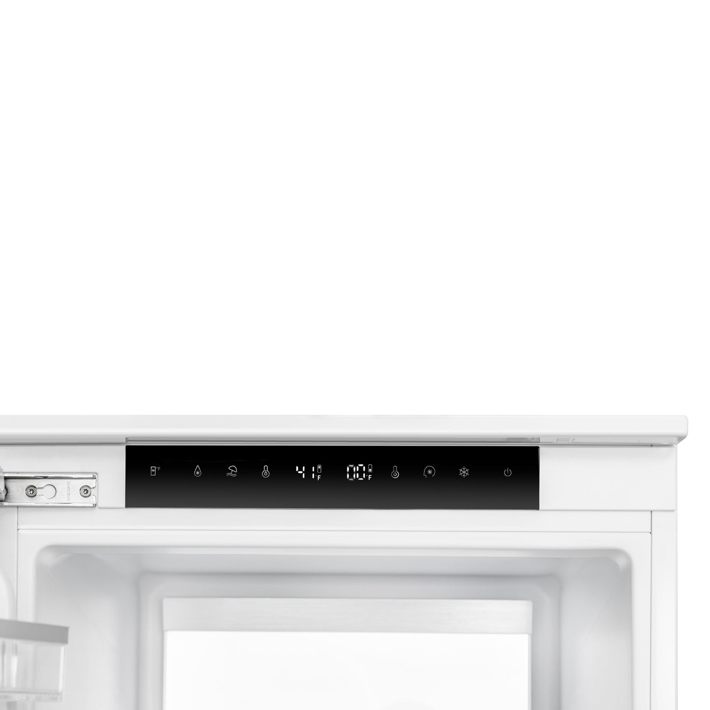 Forno Rivestito 22 Inch Panel Ready Refrigerador con Congelador Inferior, 8.6 cu. ft., Fabricador de Hielo, Total No Frost, Enfriamiento Rápido y Congelación Rápida