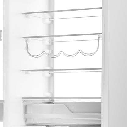 Forno Rivestito 22 Inch Panel Ready Refrigerador con Congelador Inferior, 8.6 cu. ft., Fabricador de Hielo, Total No Frost, Enfriamiento Rápido y Congelación Rápida