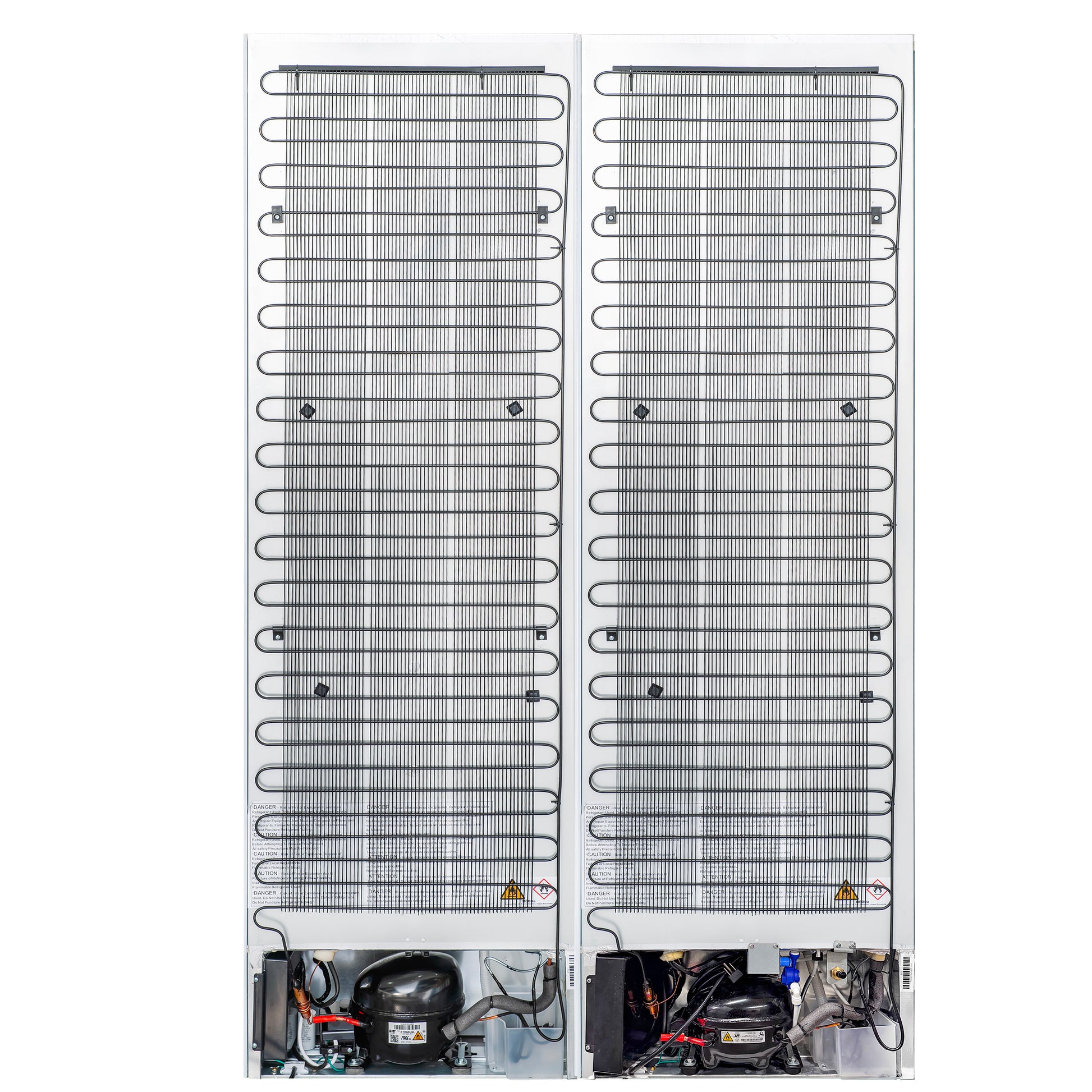 Rivestito 42 Inch Panel Ready Double Bottom Freezer, 16.9 cu. ft., Ice Maker, Total No Frost, Fast Cool & Fast Freeze - Forno Appliances