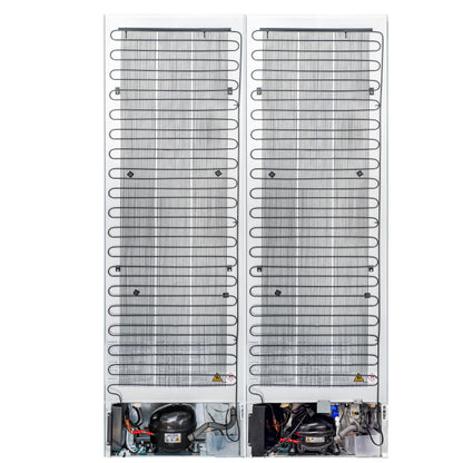 Rivestito 42 Inch Panel Ready Double Bottom Freezer, 16.9 cu. ft., Ice Maker, Total No Frost, Fast Cool & Fast Freeze - Forno Appliances