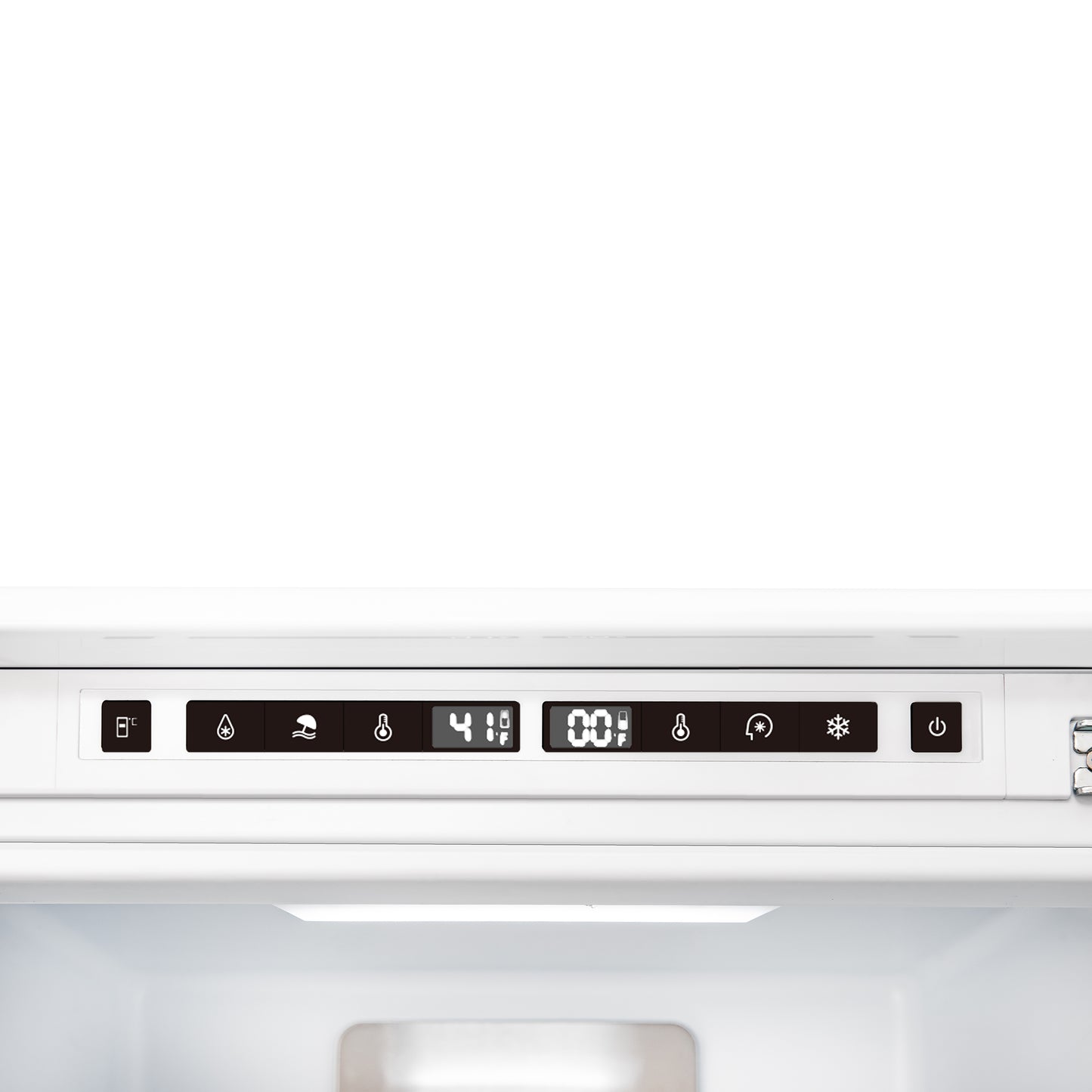 Rivestito 42 Inch Panel Ready Double Bottom Freezer, 16.9 cu. ft., Ice Maker, Total No Frost, Fast Cool & Fast Freeze - Forno Appliances