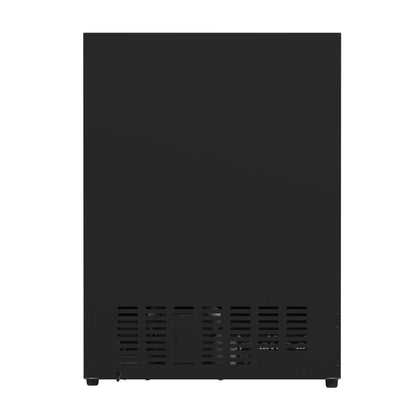 Gabinete de maduración en seco Forno Asciutto de 24 pulgadas, acero inoxidable 304, 4.41 pies cúbicos, iluminación LED, estantes ajustables