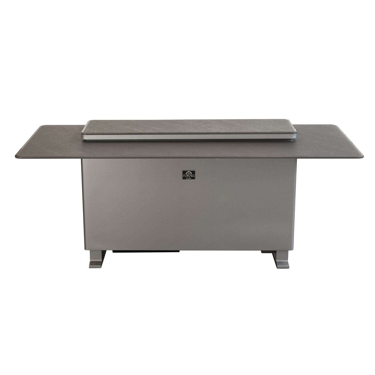 Elevato Table de bar intelligente, noir grès, réfrigérateur-congélateur de 5,3 cu.ft avec commande Bluetooth