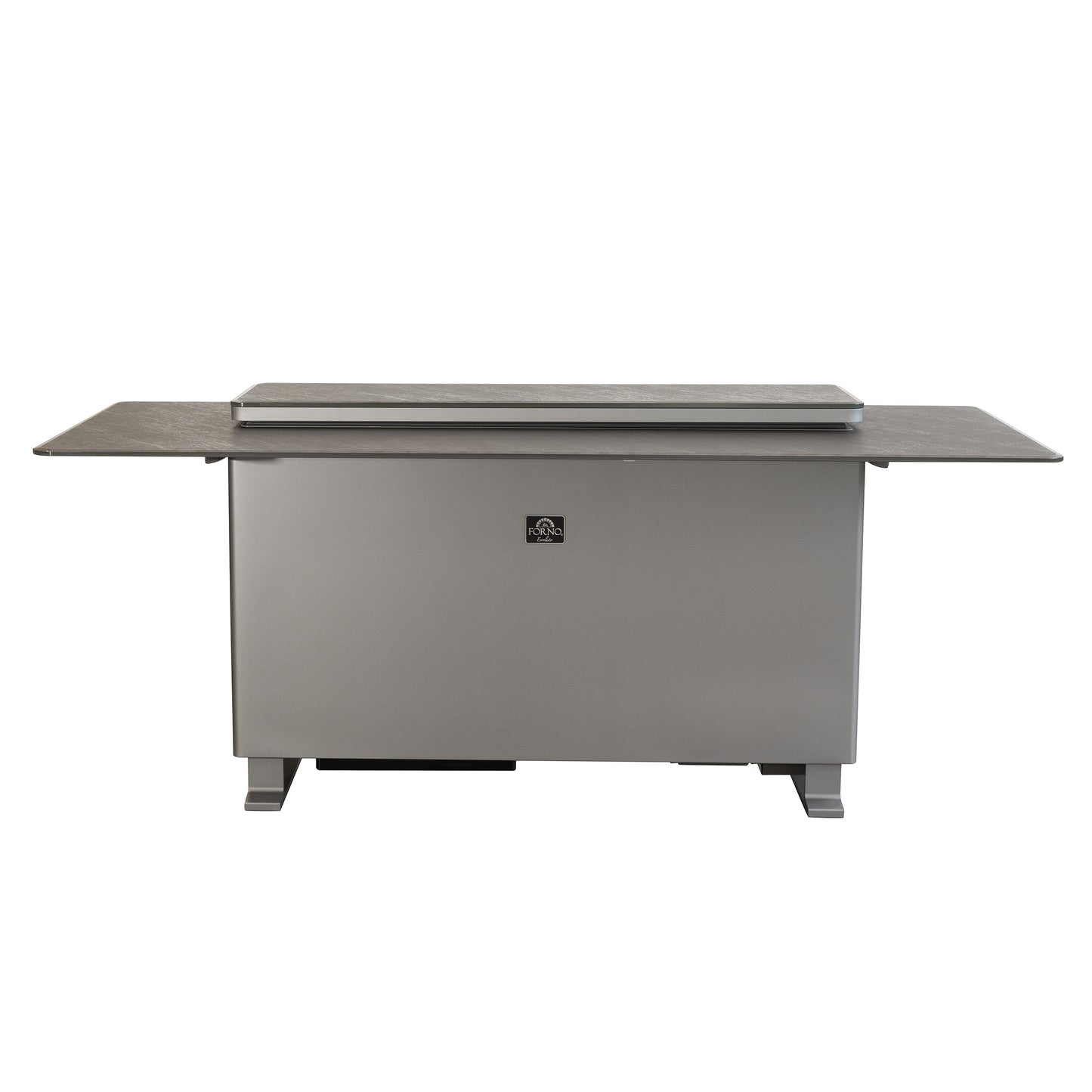 Elevato Table de bar intelligente, noir grès, réfrigérateur-congélateur de 5,3 cu.ft avec commande Bluetooth