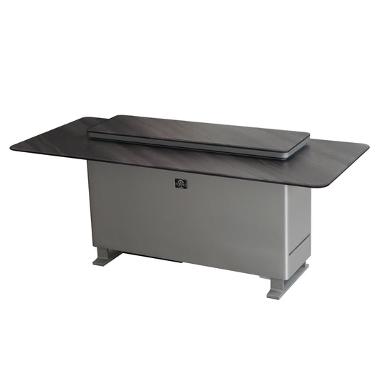 alt
Table de bar intelligente Elevato, marbre Midnight, réfrigérateur-congélateur de 5,3 pi³ avec commande Bluetooth - Forno Appliances