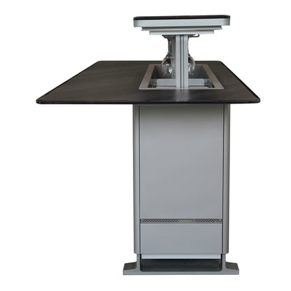 Elevato Smart Bar Table, Midnight Marble, 5.3 cu.ft fridge and freezer with Bluetooth control - Forno Appliances