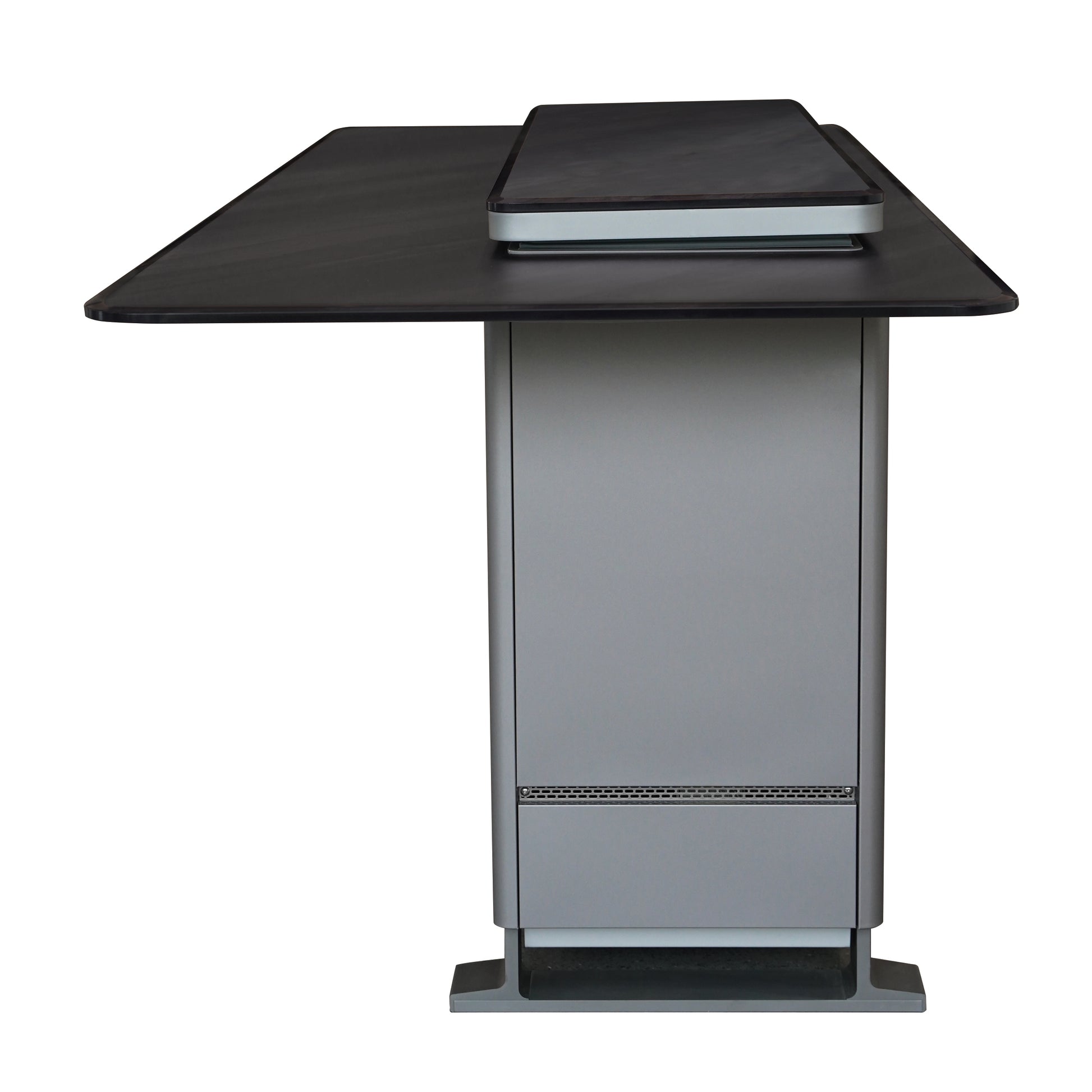 Elevato Smart Bar Table, Midnight Marble, 5.3 cu.ft fridge and freezer with Bluetooth control - Forno Appliances