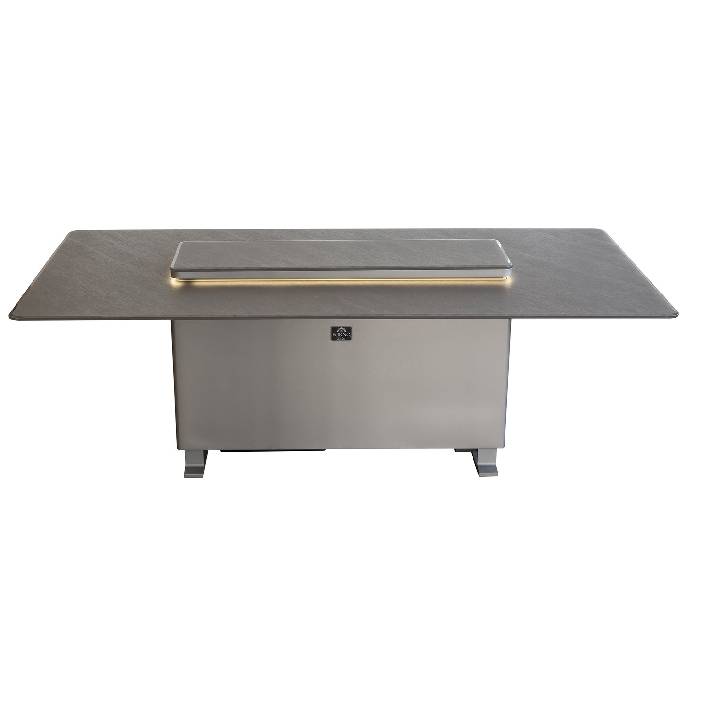Cinetico Smart Dining Table, Sandstone Black, 5.3 cu.ft fridge and freezer with Bluetooth control